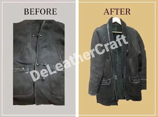 Jacket Laundry In Rajkot — before and after restoration