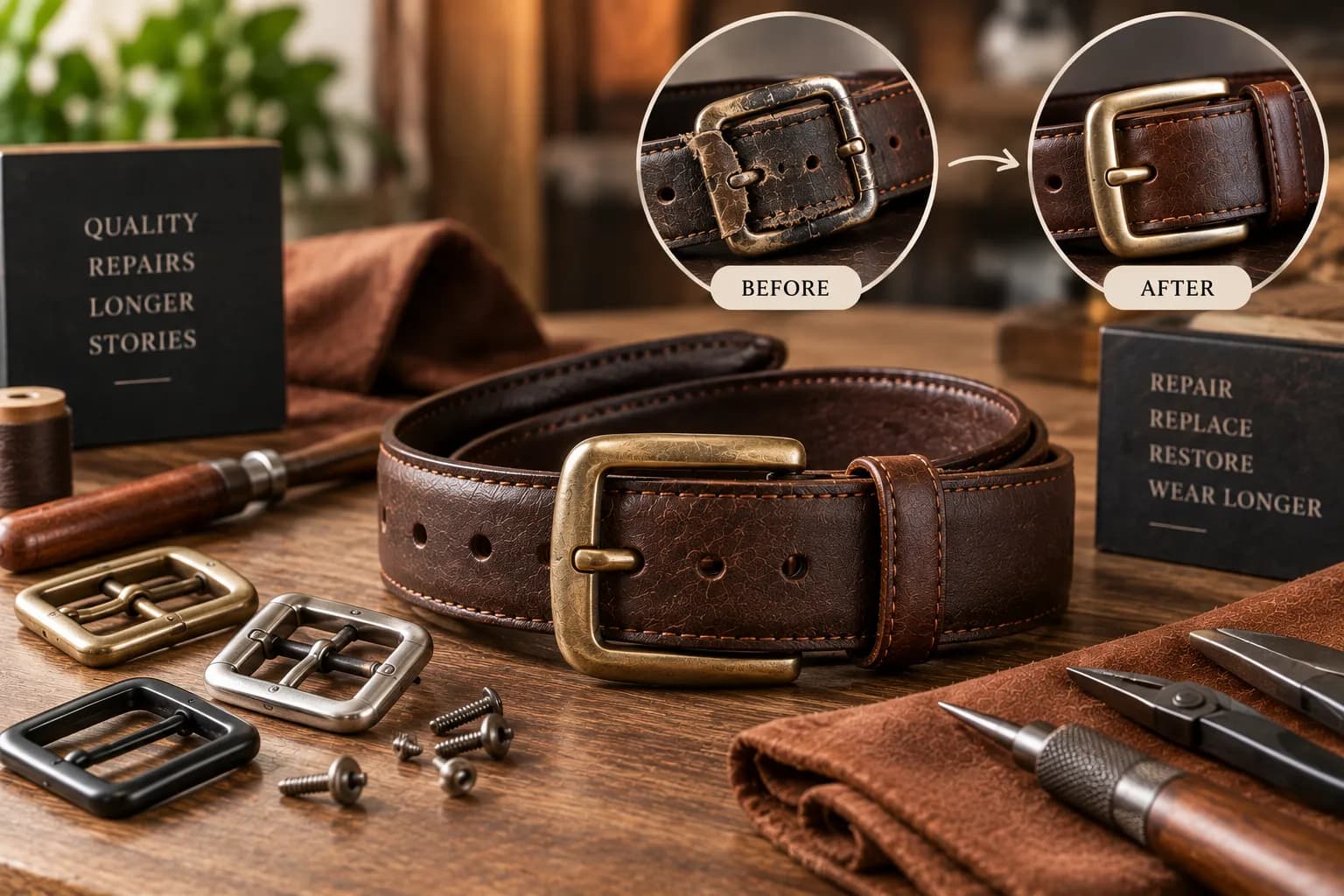 Leather Belt Buckle Repair & Replacement: What Are Your Options?