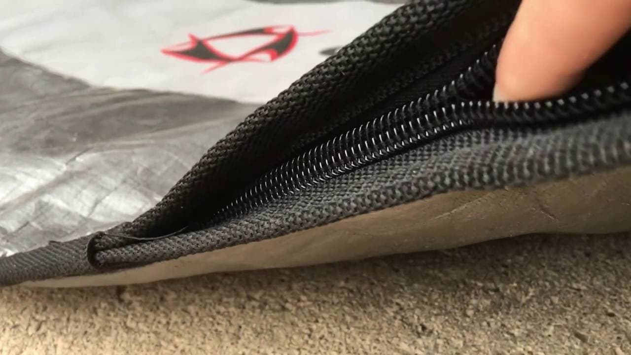 how to repair bag zip?