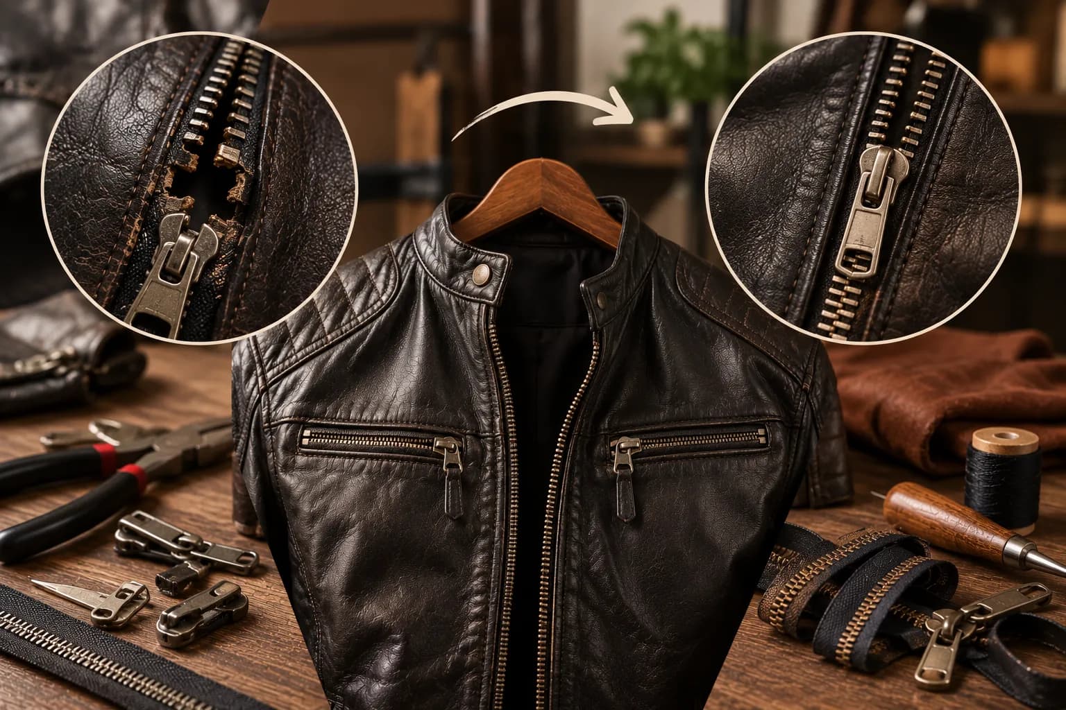 Leather Jacket Zip Repair: Can a Broken Zipper Be Repaired or Replaced?