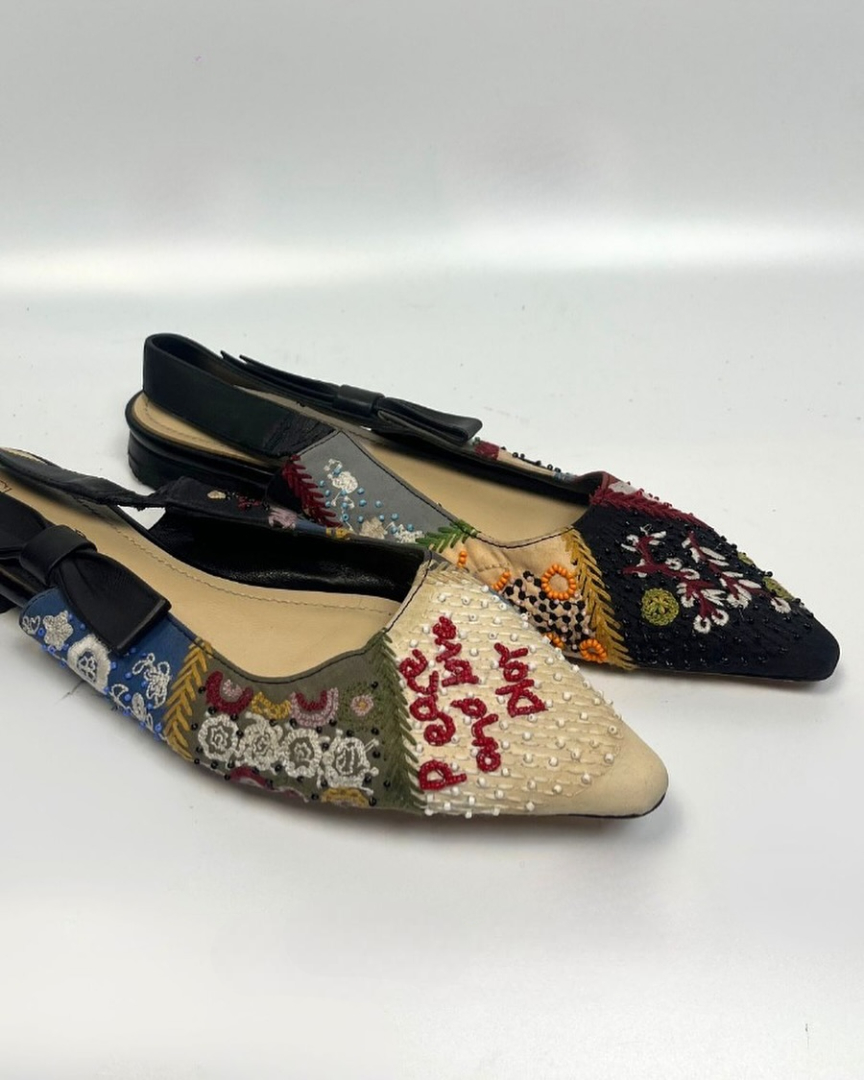 Dior — flats re-soled