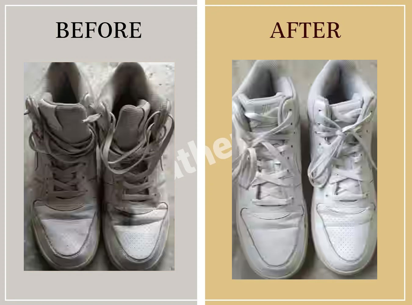 Shoe Cobbler in Lucknow — before and after restoration
