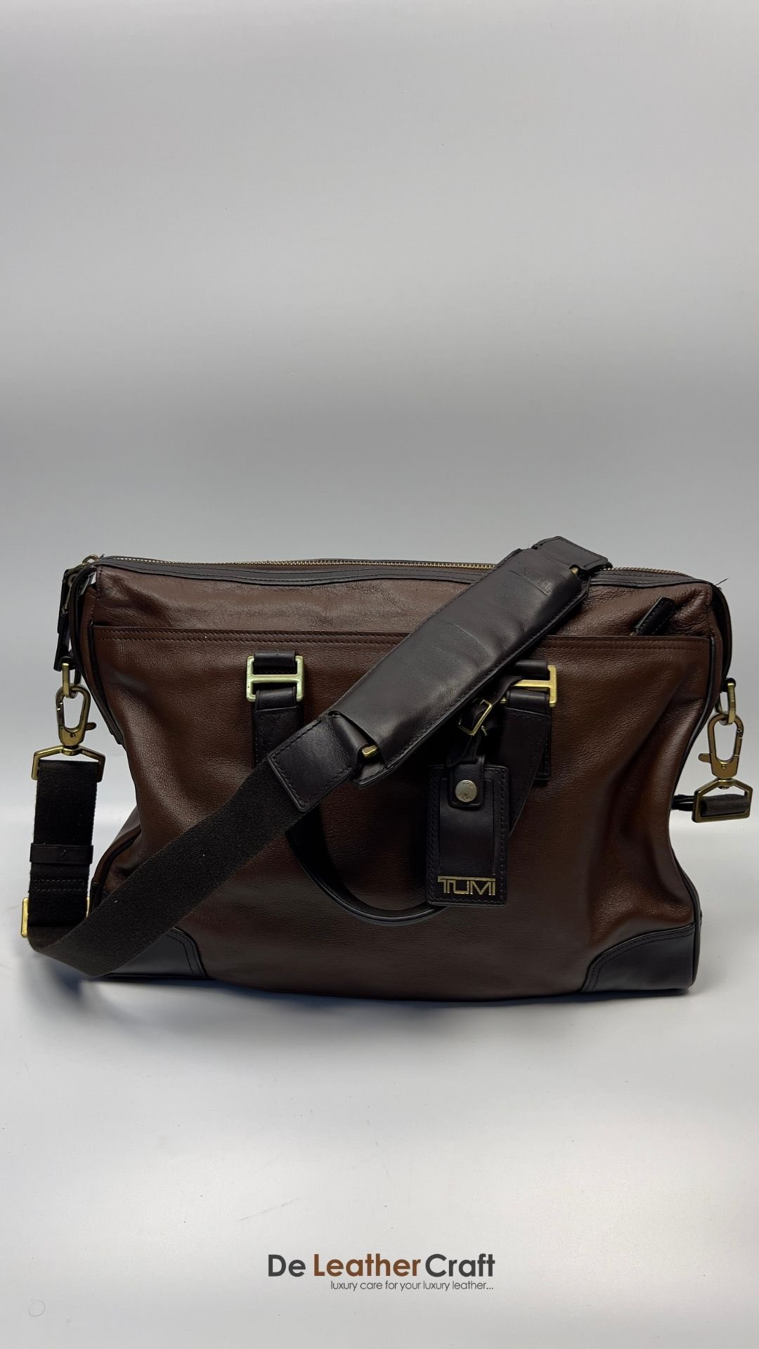 Tumi — corner re-edged